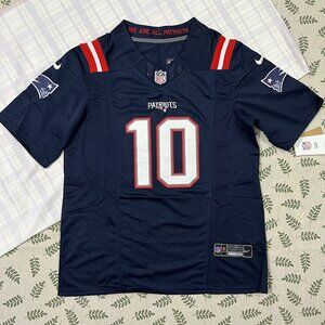 Nike NFL New England Patriots Navy Blue Jersey #10 Maye